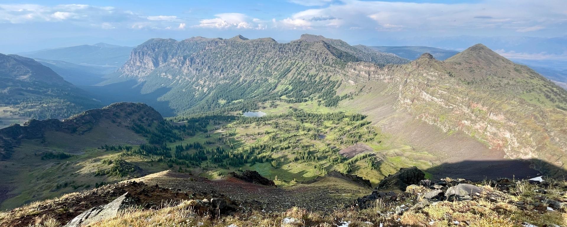 Hyalite Peak in the Gallatin Range