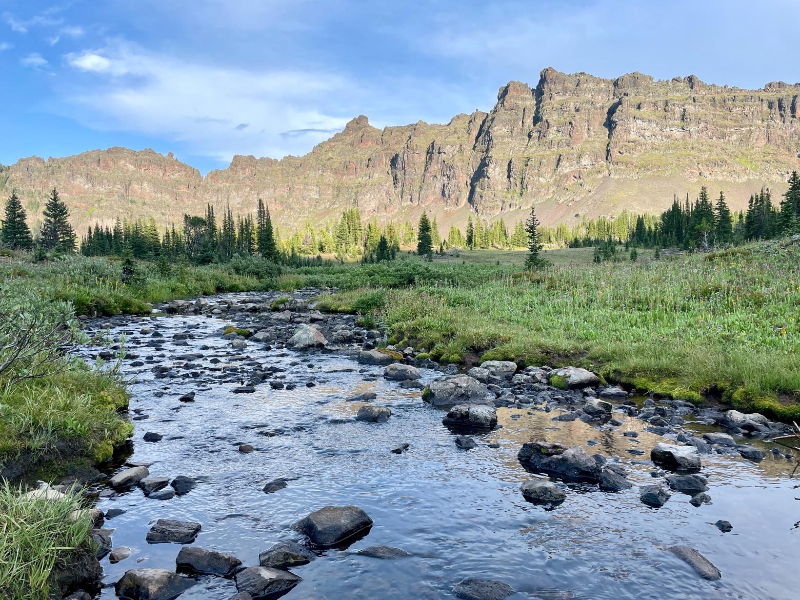 Headwaters streams like Hyalite Creek across the Gallatin and Madison ranges nurture wildlife populations while also serving the human needs of a growing downstream population. How we prioritize these ecosystem services is an ongoing debate with roots reaching back generations. Photo by David Tucker