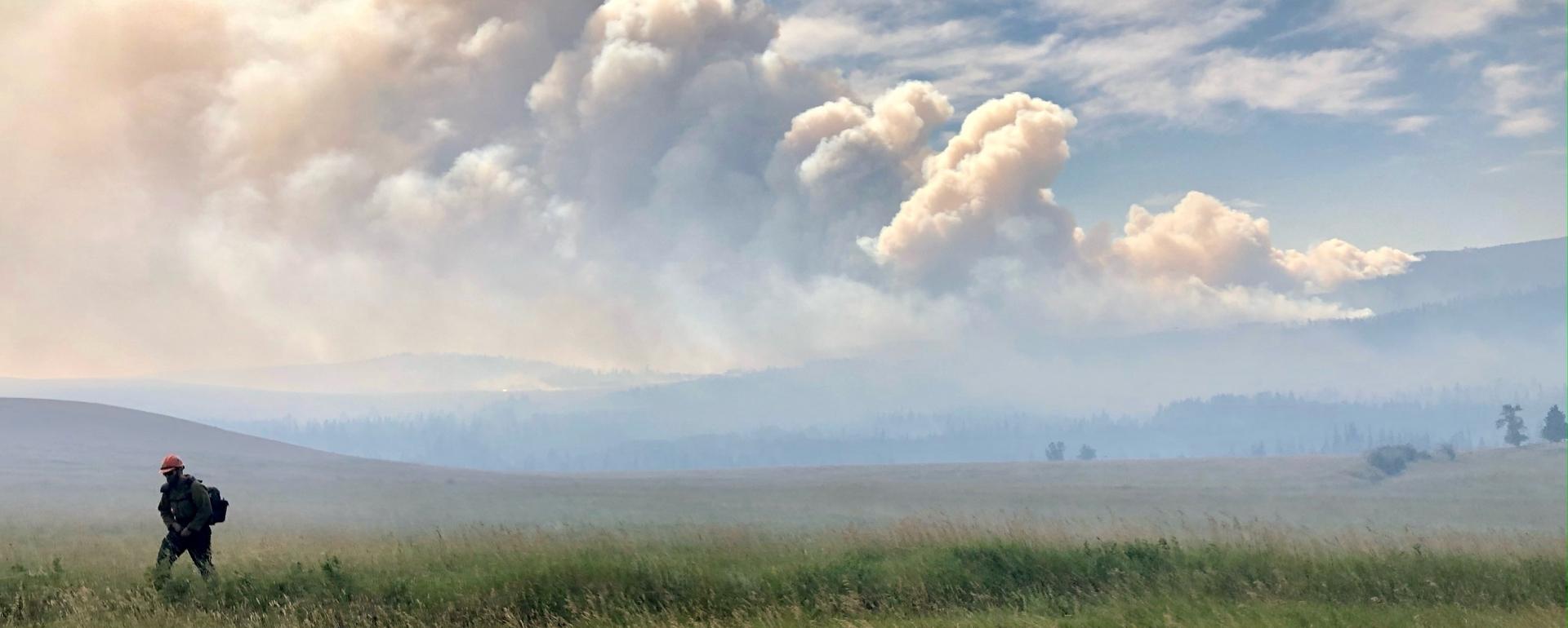 In the moment: A lone firefighter on the 2021 Woods Creek Fire in Montana