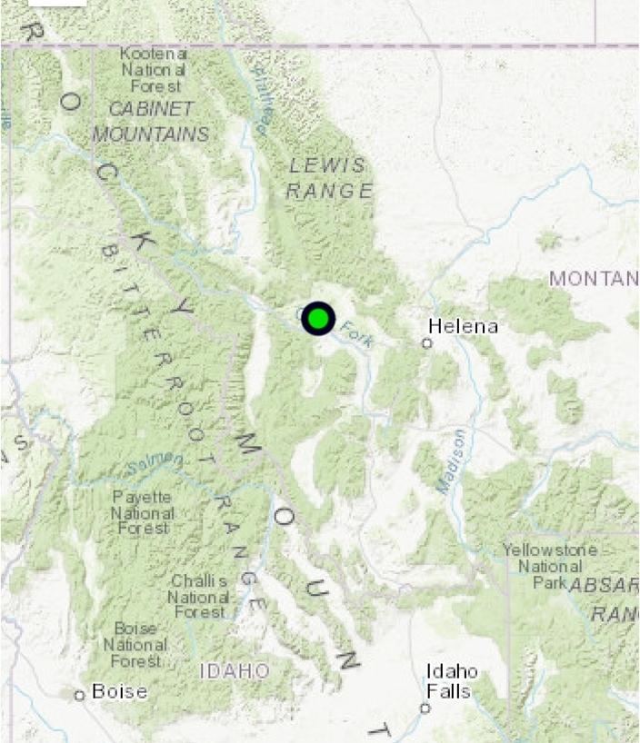 The Clark Fork Face Forest Health and Fuels Reduction Project location in the Garnet Mountains between Bonner and Drummond. Map courtesy BLM