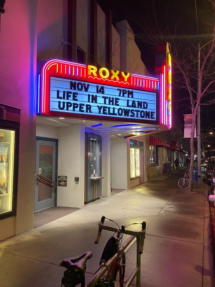 The Roxy Theater screening of "Upper Yellowstone River" in Missoula turned out a sold-out crowd. Photo by Bowman Leigh