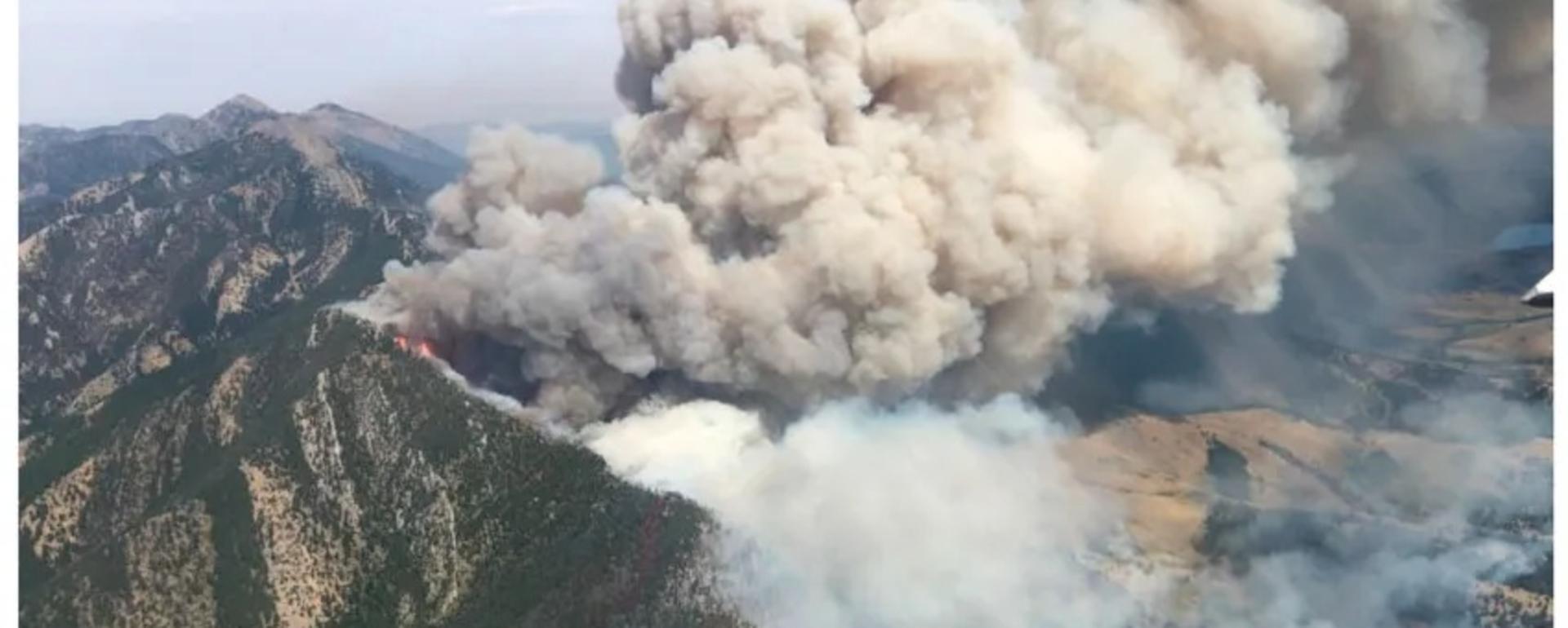 The Bridger Foothills Fire of 2020 burned 8,000 acres and destroyed 68 structures north of Bozeman, Montana