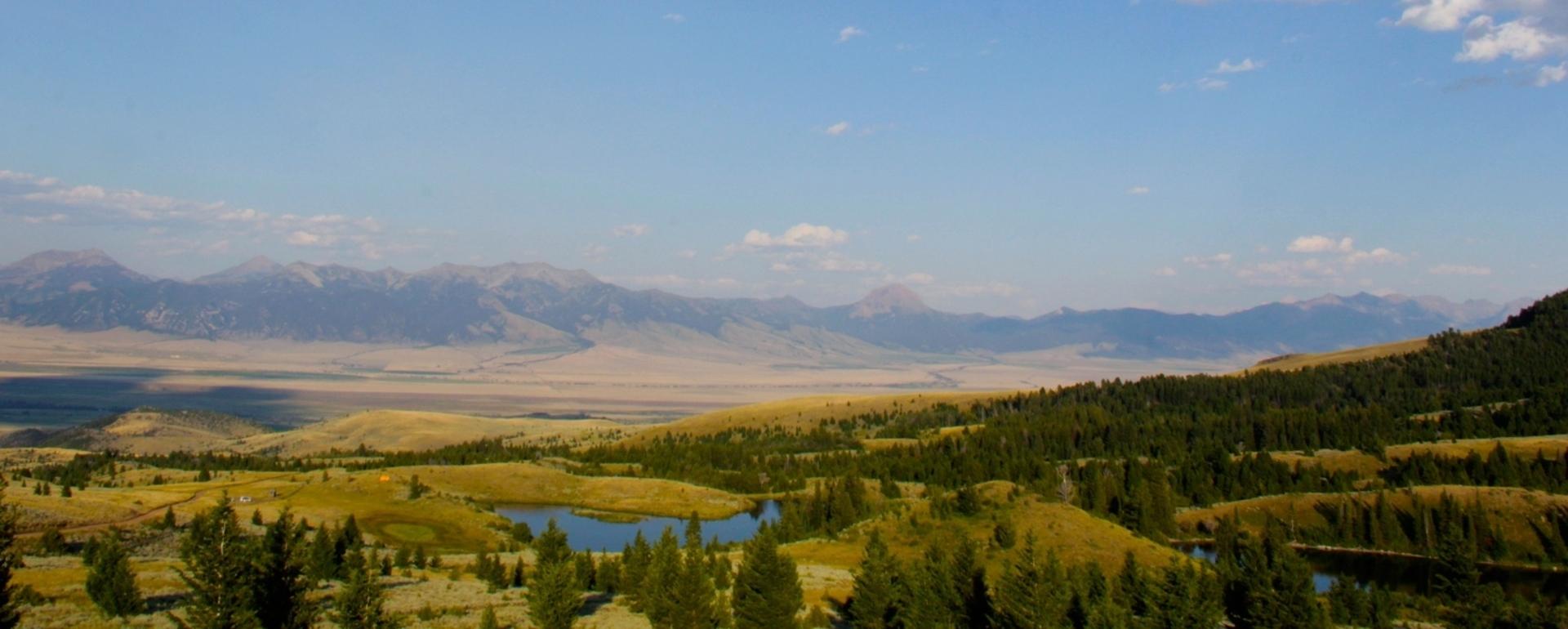 Axolotl Lakes southwest of Ennis, Montana, in the foothills of the Gravelly Range