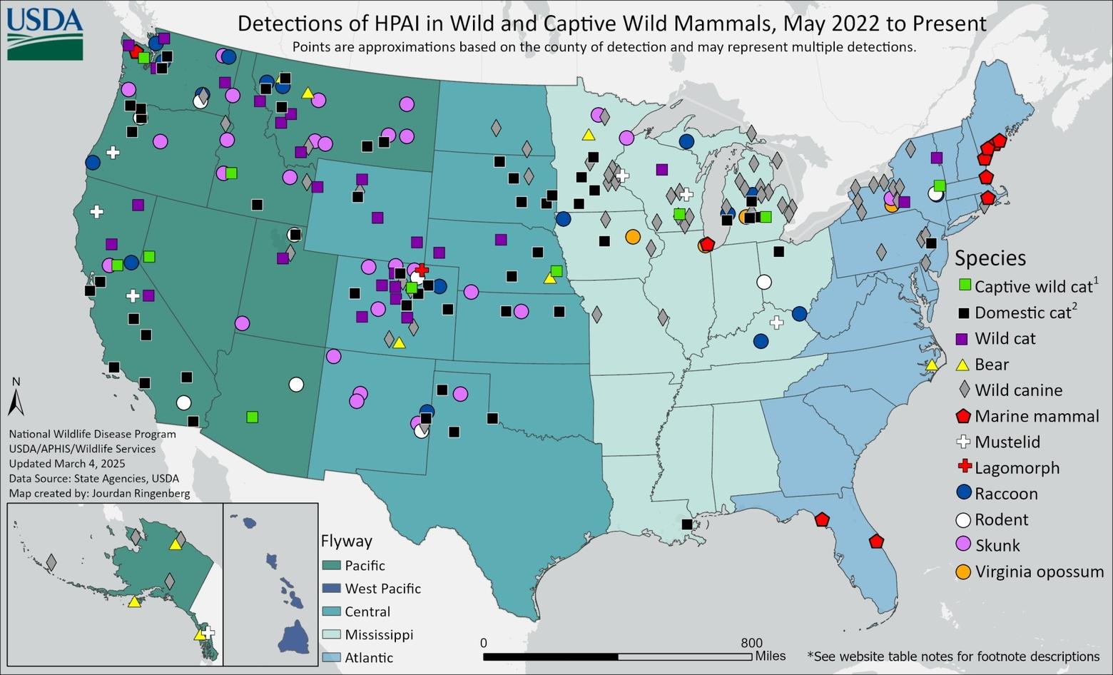 Map courtesy USDA